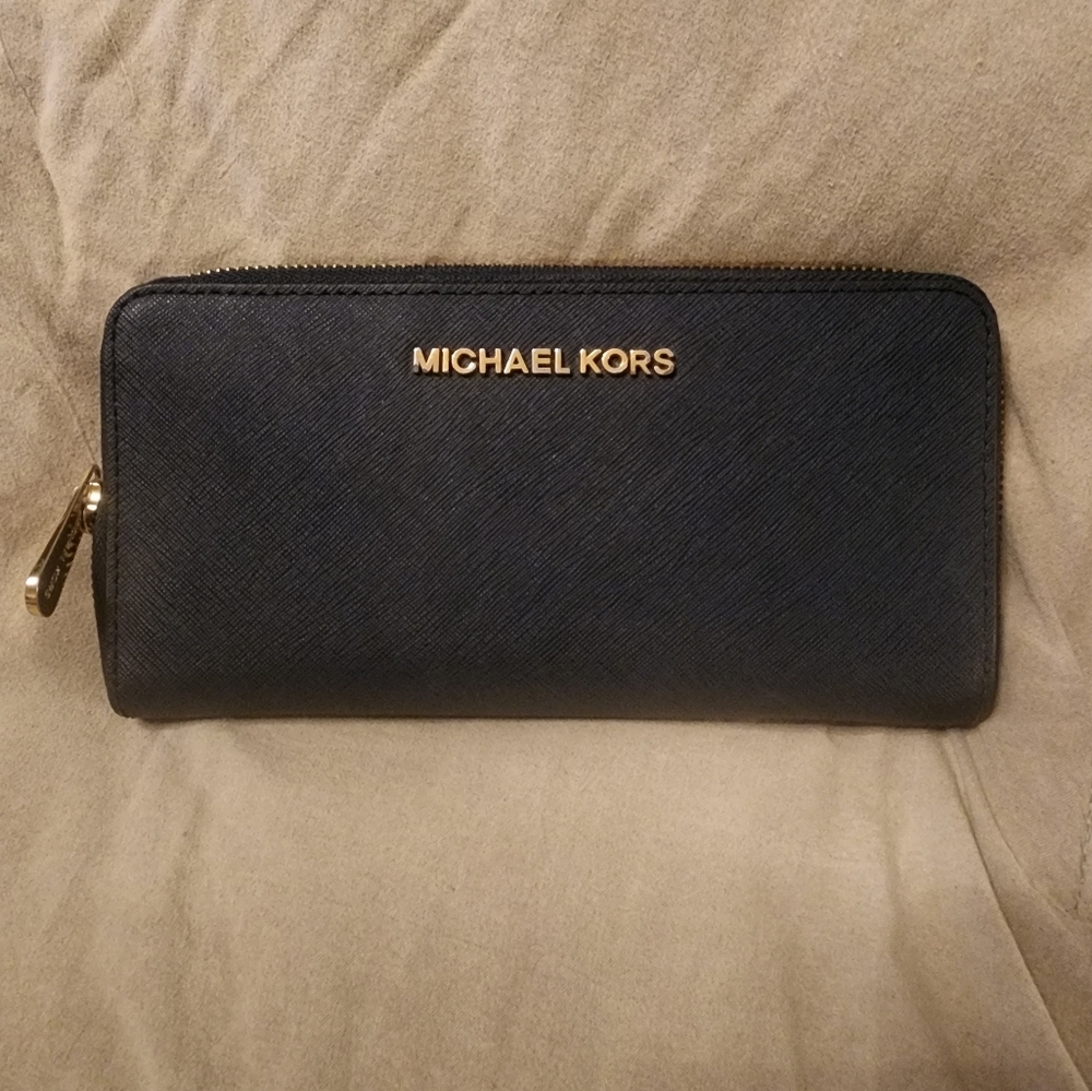 Navy Blue Michael Kors wallet